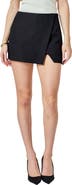 Endless Rose Asymmetric Tweed Miniskirt