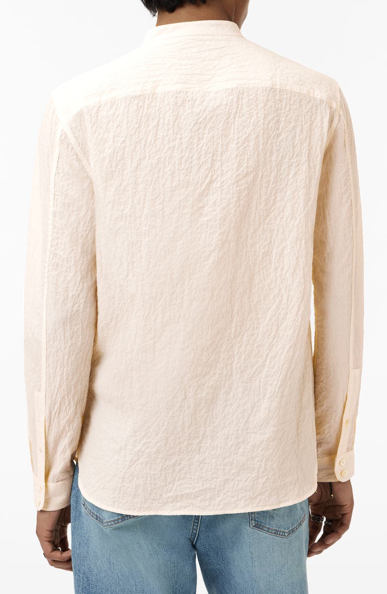 John Varvatos Zigzag Stitch Button-Up Shirt, Alternate, color, Twine