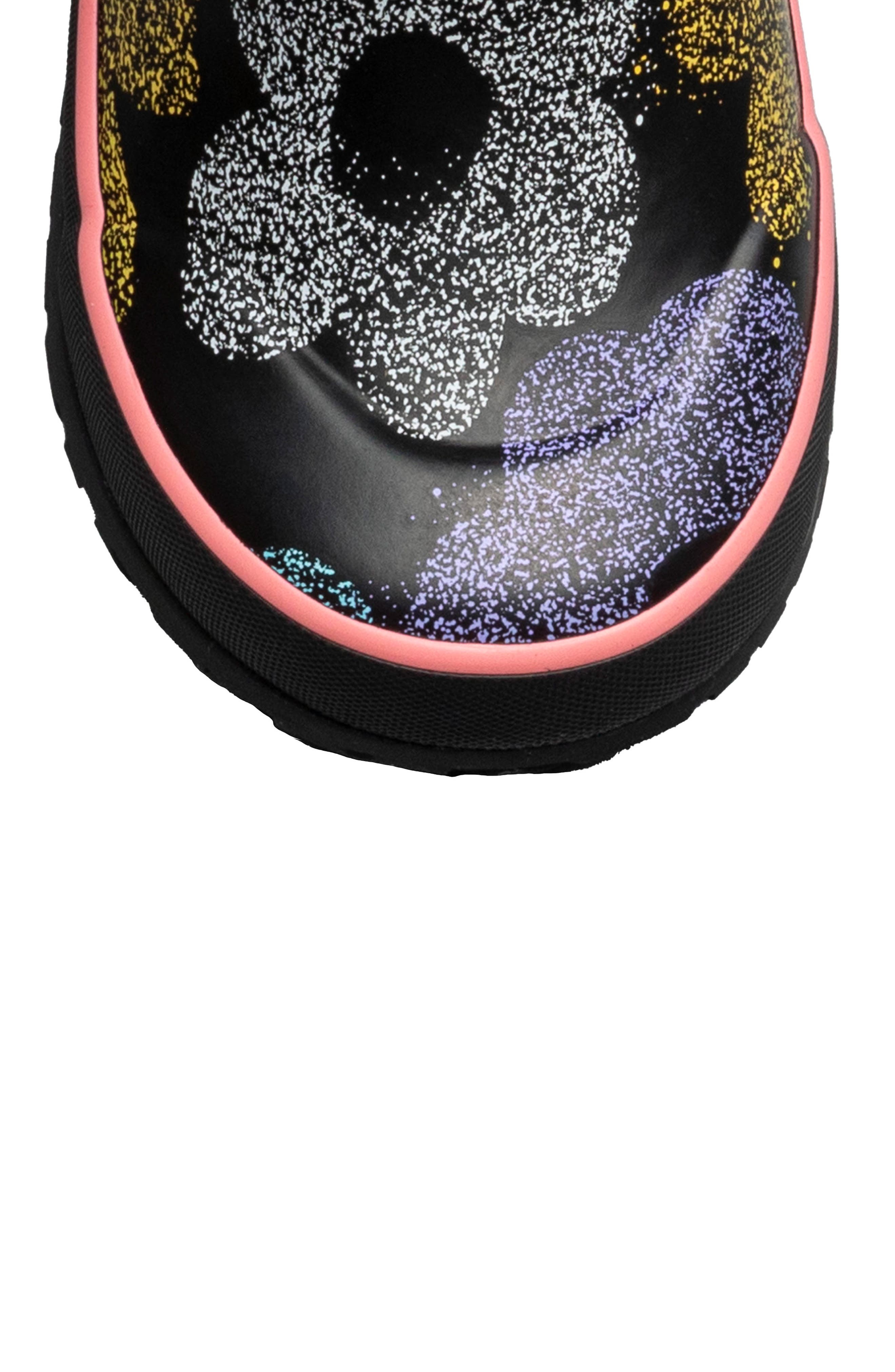 Kids' Waterproof Rain Boot, Alternate, color, BLACK MULTI