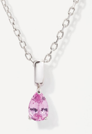 Little Sky Stone Birthstone Teardrop Necklace