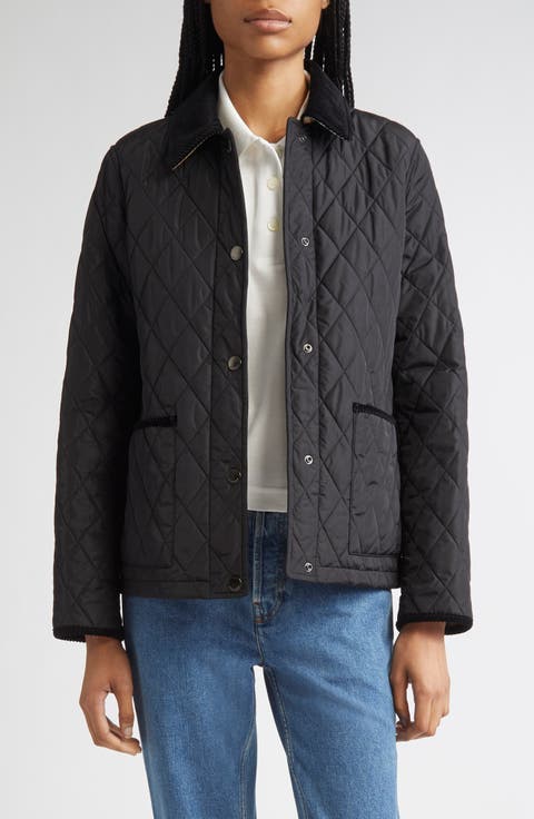 Quilted Nylon Barn Jacket