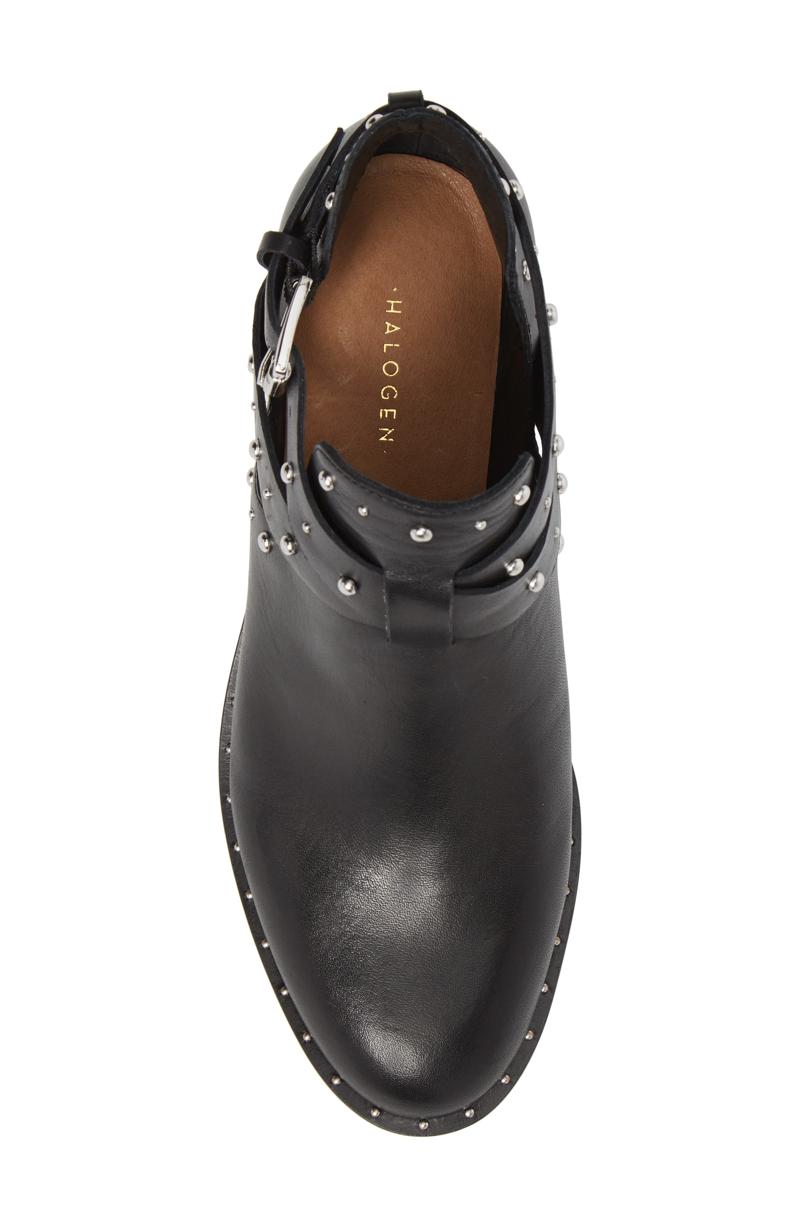 Hailey Bootie, Alternate, color, BLACK LEATHER