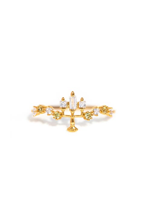 x Disney Beauty 
The Beast Lumière Ring