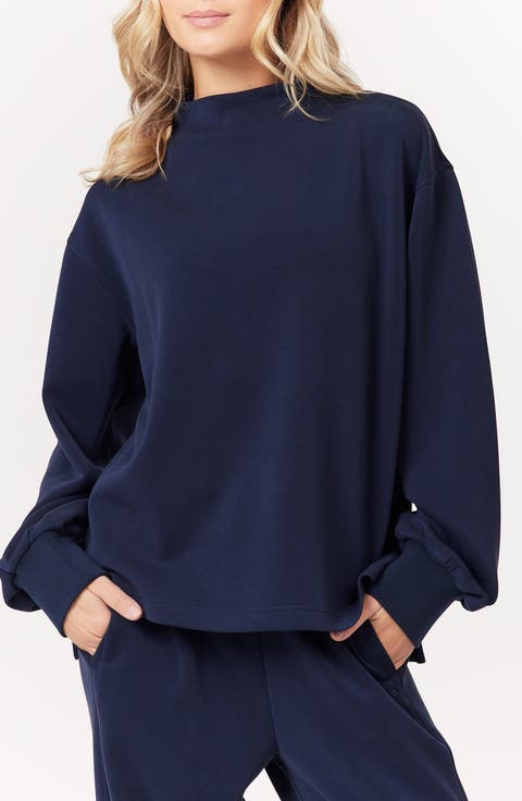 Funnel Neck Sweatshirt