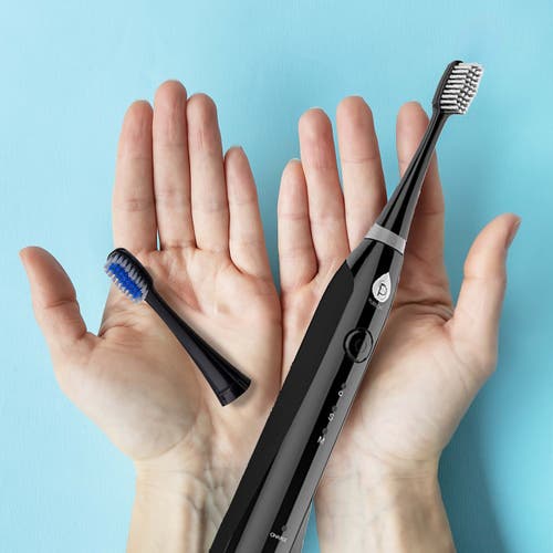Pursonic Electric Smart Series Rechargeable Toothbrush With Uv Sanitizing Function In Black