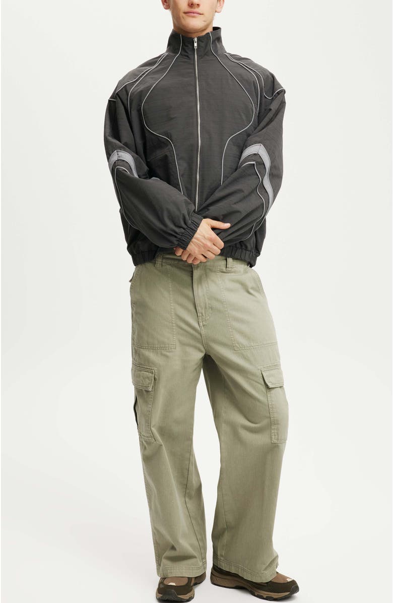 Cotton On Men's Panelled Racer Jacket, Alternate, color, 