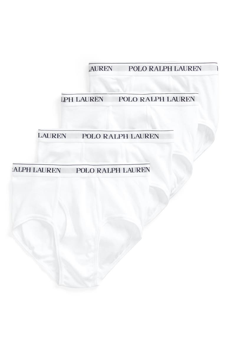 4-Pack Cotton Briefs, Alternate, color, WHITE