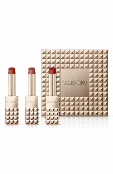 Valentino Spike Valentino Buttery Matte Refillable Lipstick Trio $150 Value