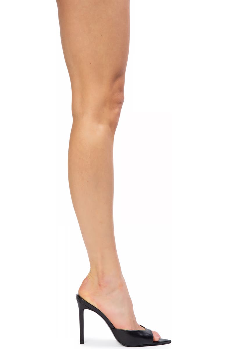 BLACK SUEDE STUDIO Brea Leather Mule, Alternate, color, Black Leather