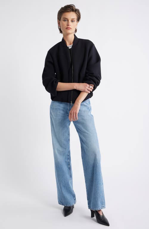 Nordstrom Scuba Knit Bomber Jacket