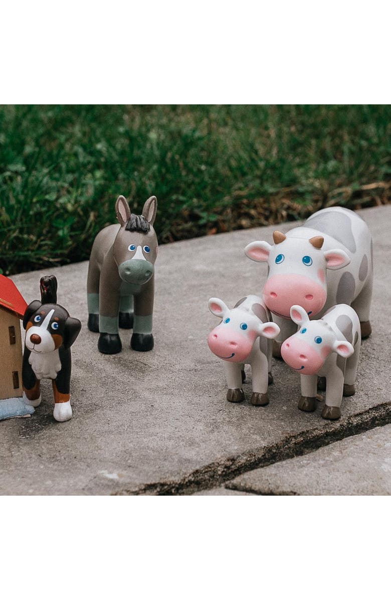 HABA Little Friends Donkey - 3.75" Farm Animal Toy Figure, Alternate, color,