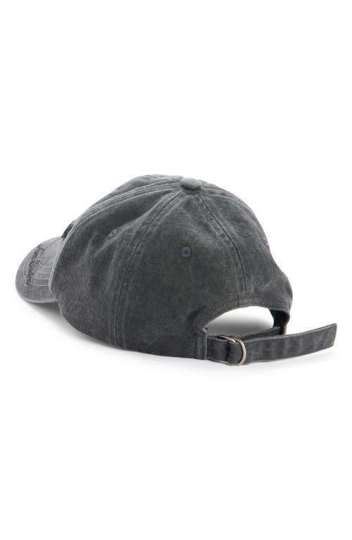 ACNE STUDIOS ACNE STUDIOS TOURIST LOGO EMBROIDERED COTTON TWILL BASEBALL CAP