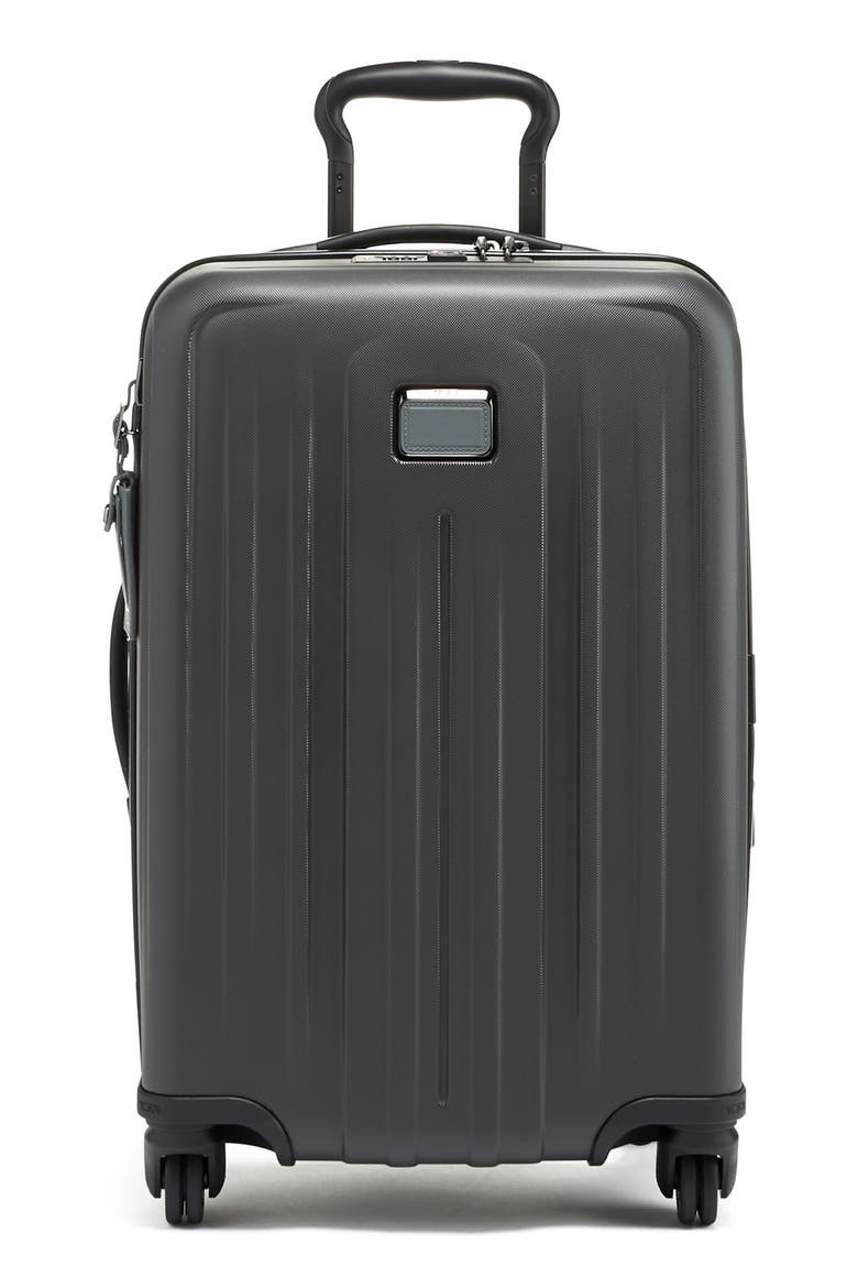 V4 Collection 22-Inch International Trip Expandable Wheeled Carry-On, Main, color, MATTE GREY