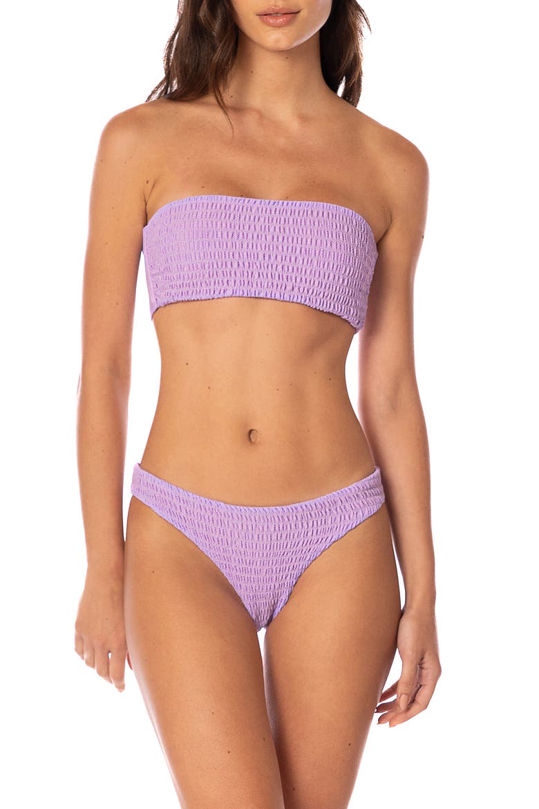 Purple Lavender Artemis Multifit Reversible Bikini Top, Alternate, color, PURPLE