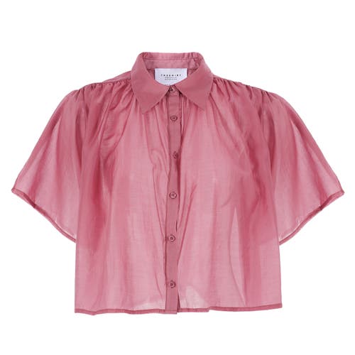 The Shirt By Rochelle Behrens The Hayden Shirt In Purple