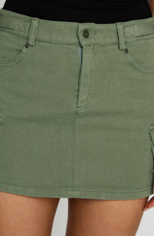 Princess Polly Peterson Cargo Miniskirt In Khaki