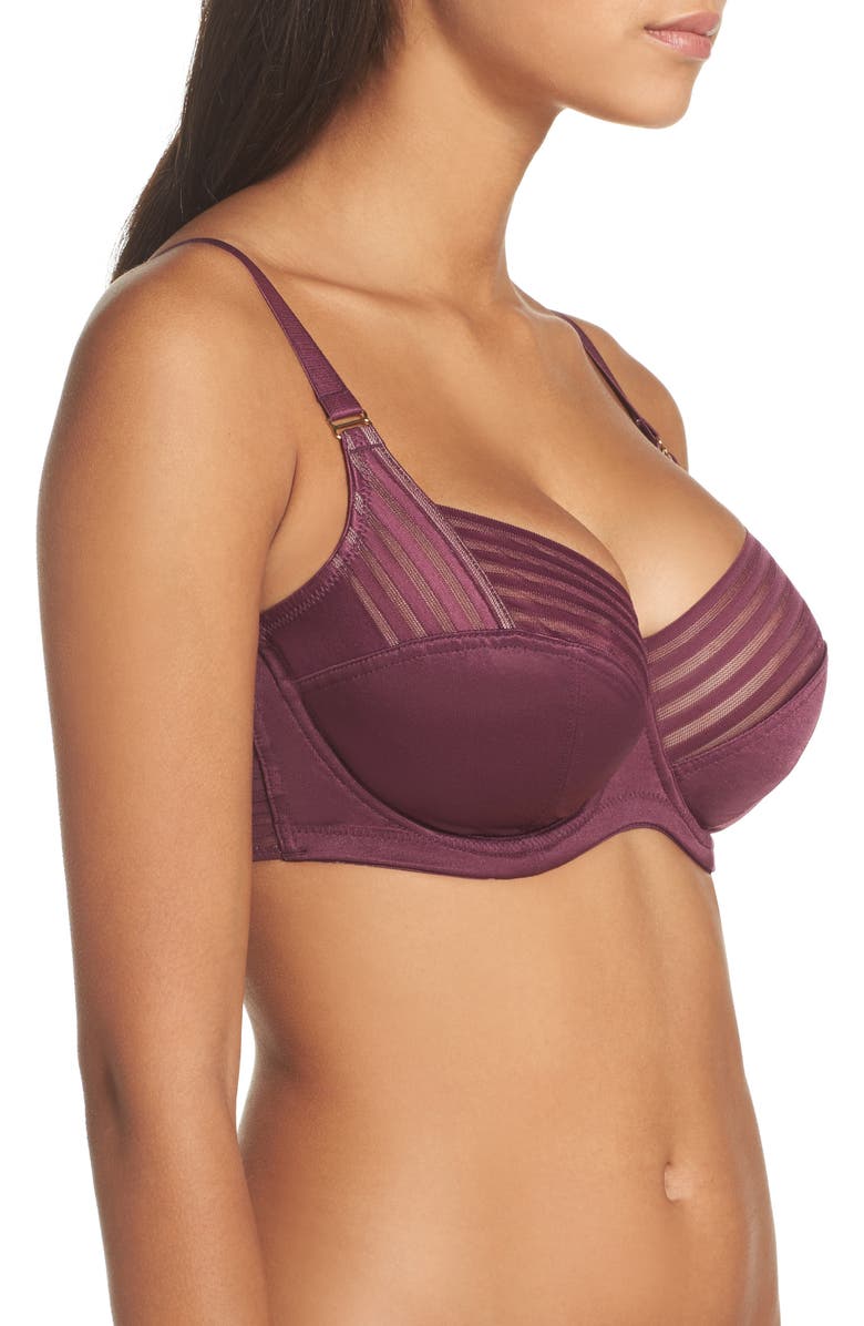 Panache Etta Underwire Balconette Bra, Alternate, color, 