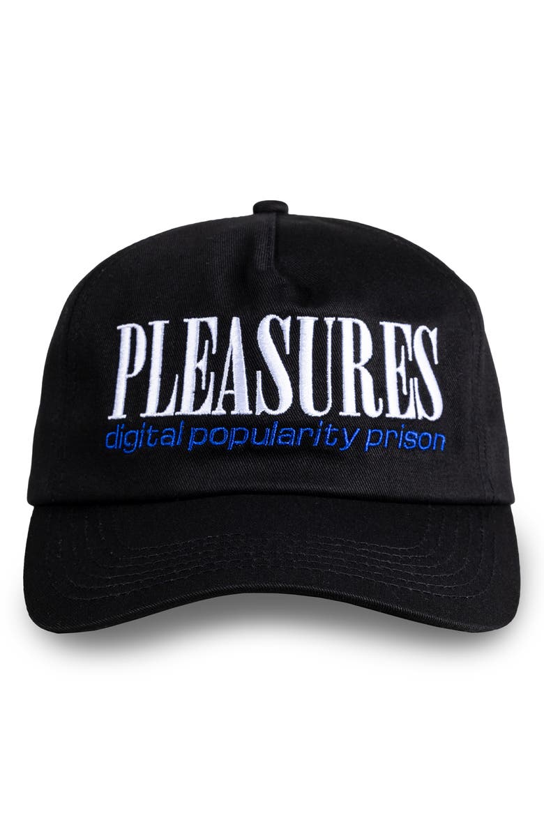 PLEASURES Digital Embroidered Snapback Baseball Cap, Main, color, 