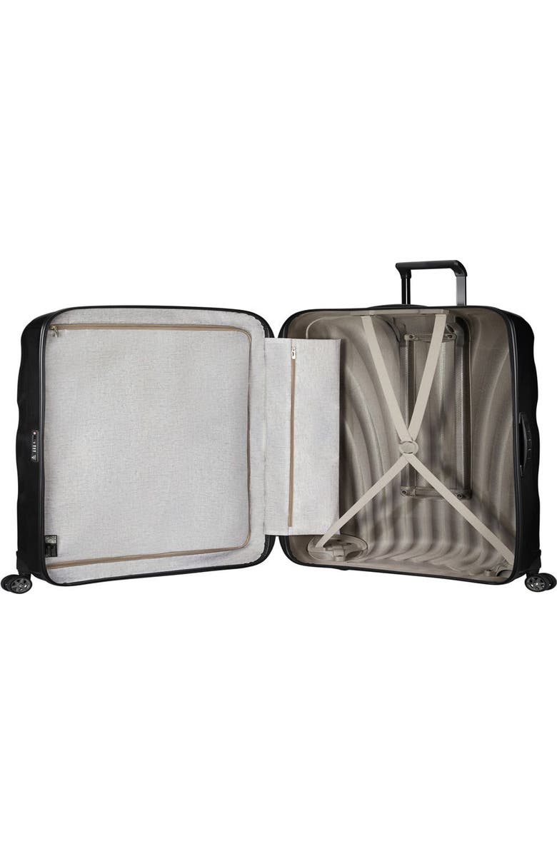 Samsonite C-LITE Hardside 33-Inch Extra Large Checked Spinner Luggage, Alternate, color, Black