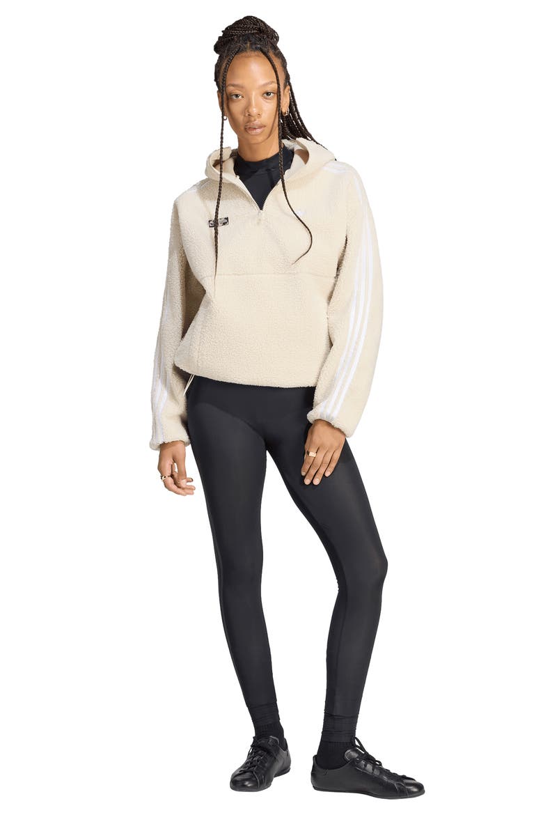 Originals Fleece Hooded Jacket, Alternate, color, CLEAR BROWN