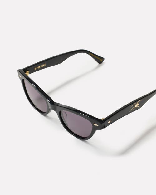 Epokhe Veil Sunglasses In Black