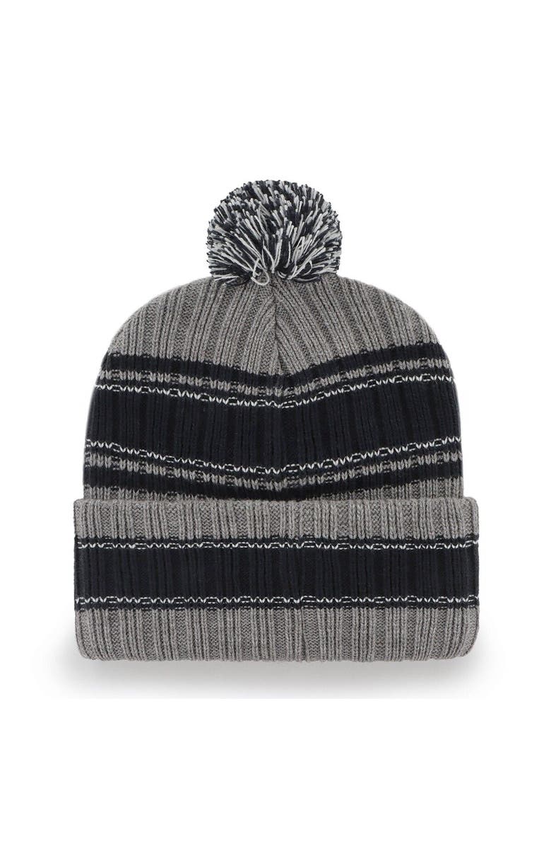 '47 Men's '47 Navy/Gray Dallas Cowboys Rexford Cuffed Knit Hat with Pom, Alternate, color, 