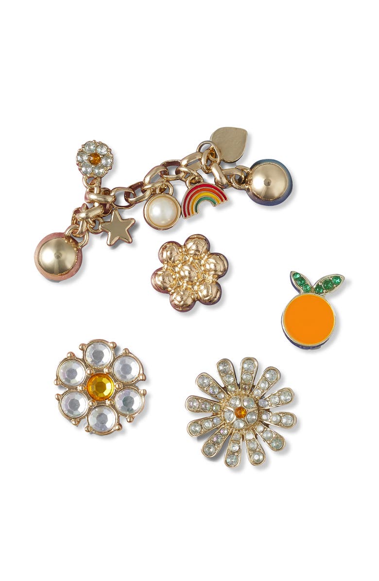 CROCS Everything Nice Assorted 5-Pack Jibbitz Shoe Charms, Main, color, 