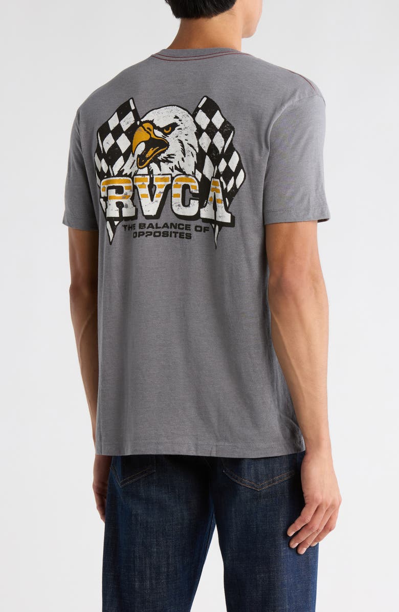 RVCA Speed Eagle Graphic T-Shirt, Alternate, color, Smoke