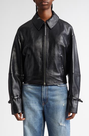 【acne studious】廃盤 レアleather chore jacket acne studious】廃盤 レアleather chore jacket