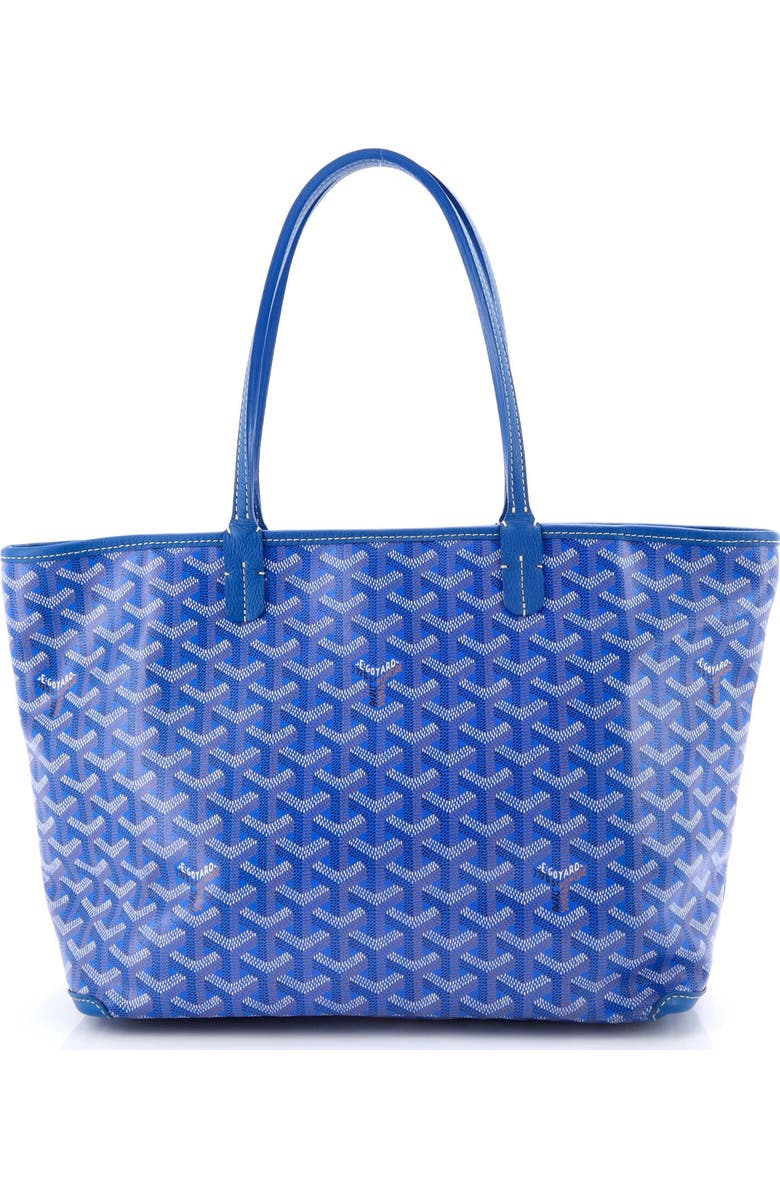 Pre-Owned Goyard Artois Tote Coated Canvas PM, Alternate, color, Blue