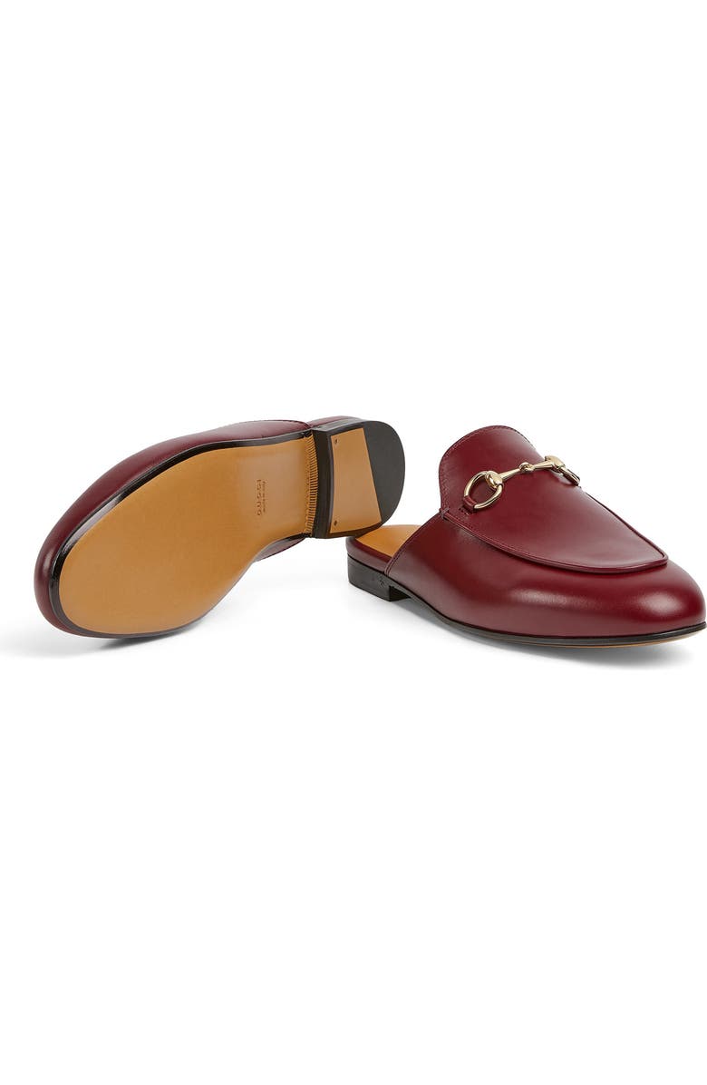 Gucci Princetown Horsebit Leather Mule, Alternate, color, Lacquer