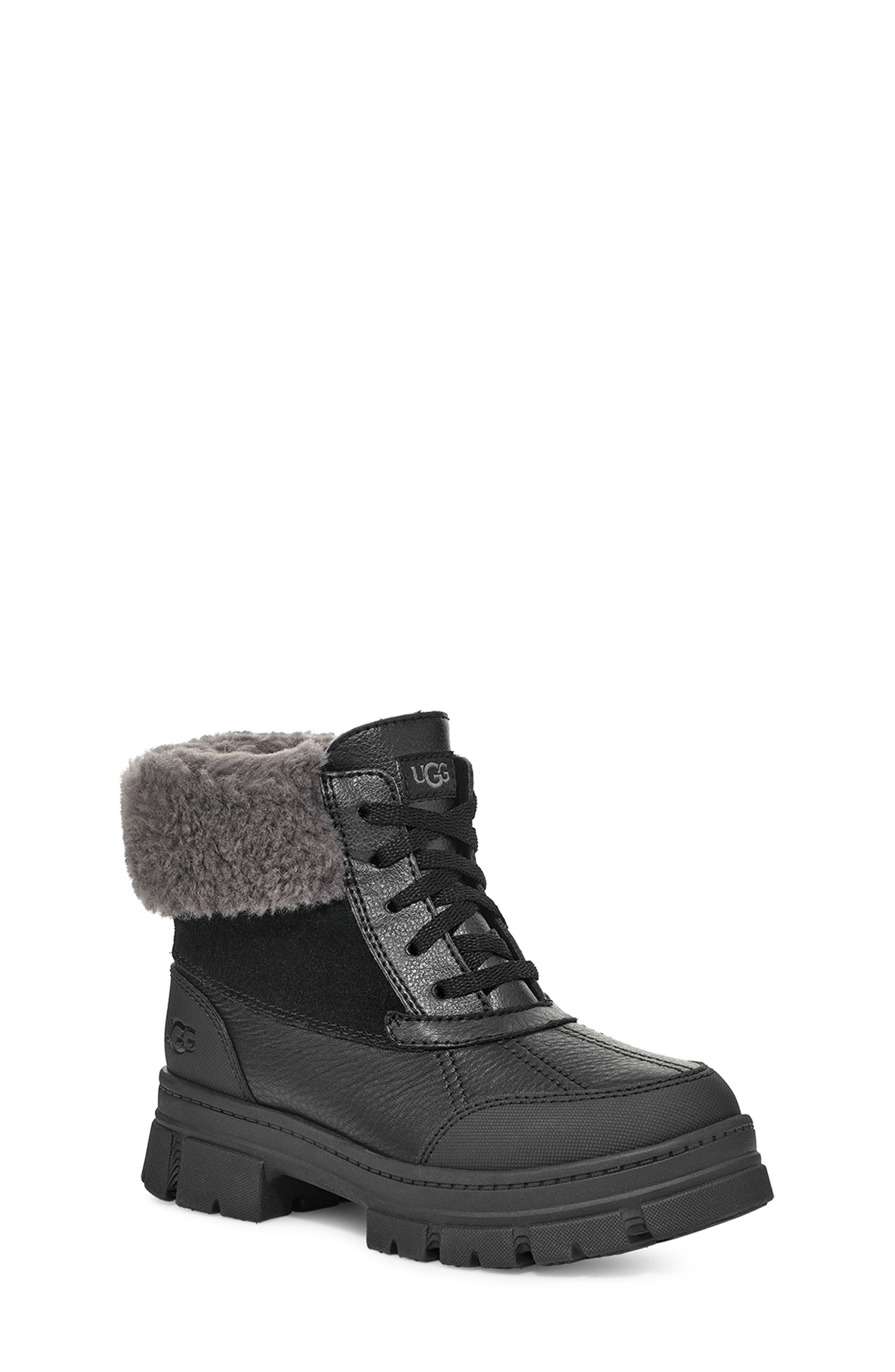 UGG<sup>®</sup> Kids' Ashton Addie Waterproof Boot, Alternate, color, 
