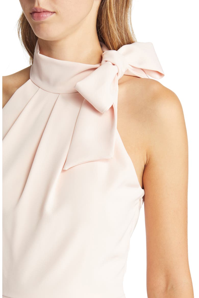 Audrey Sleeveless Tie Neck Dress, Alternate, color, SWEET BLUSH