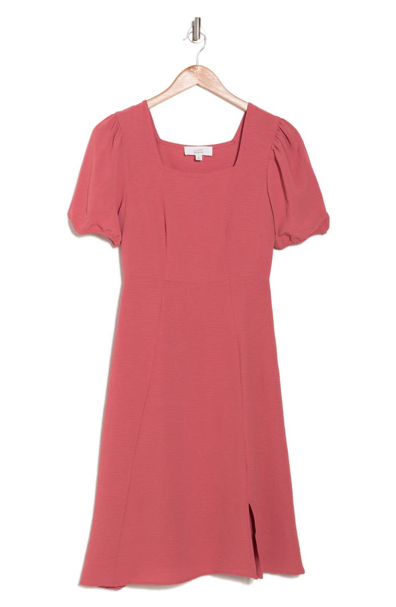 Lucky Brand Short Sleeve Empire Waist Dress, Alternate, color, 