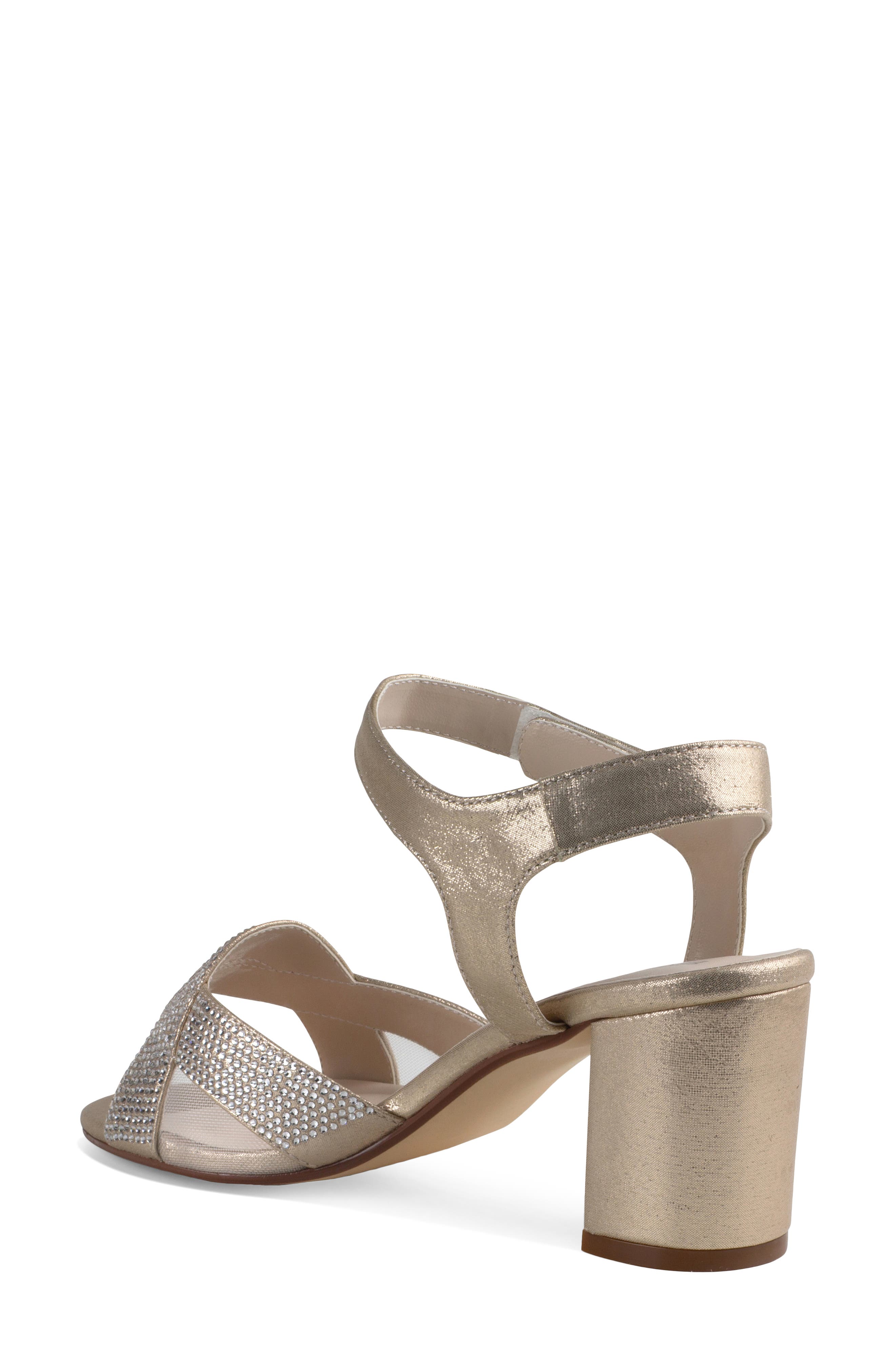 Cam Ankle Strap Sandal, Alternate, color, CHAMPAGNE