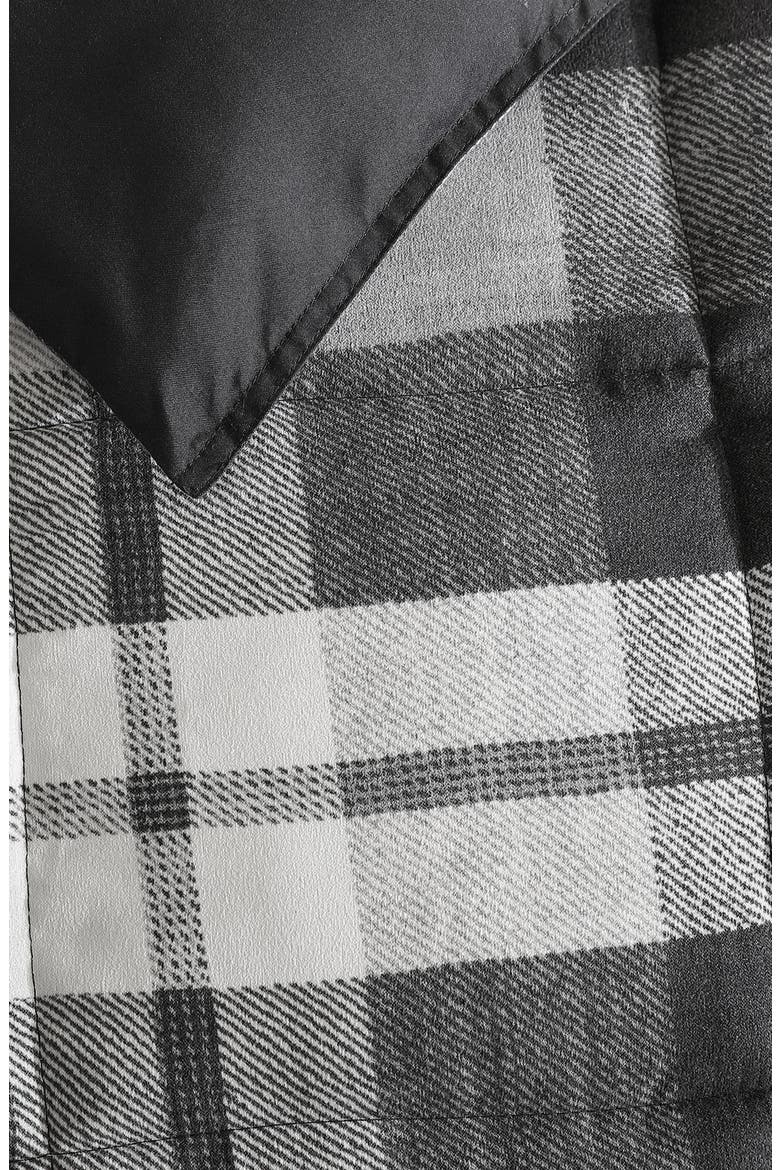 Crossview Plaid Comforter & Sham Set, Alternate, color, DARK GREY