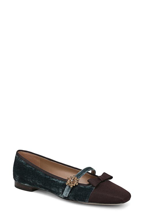 Sam Edelman Madi Mary Jane Flat In Blue