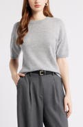 Nordstrom Short Sleeve Cashmere Sweater