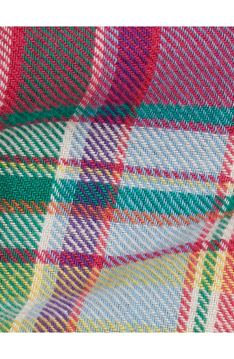 Ralph Lauren Cotton Plaid Shirtdress & Bloomers Set, Alternate, color, Pink-Purple-Green Multi