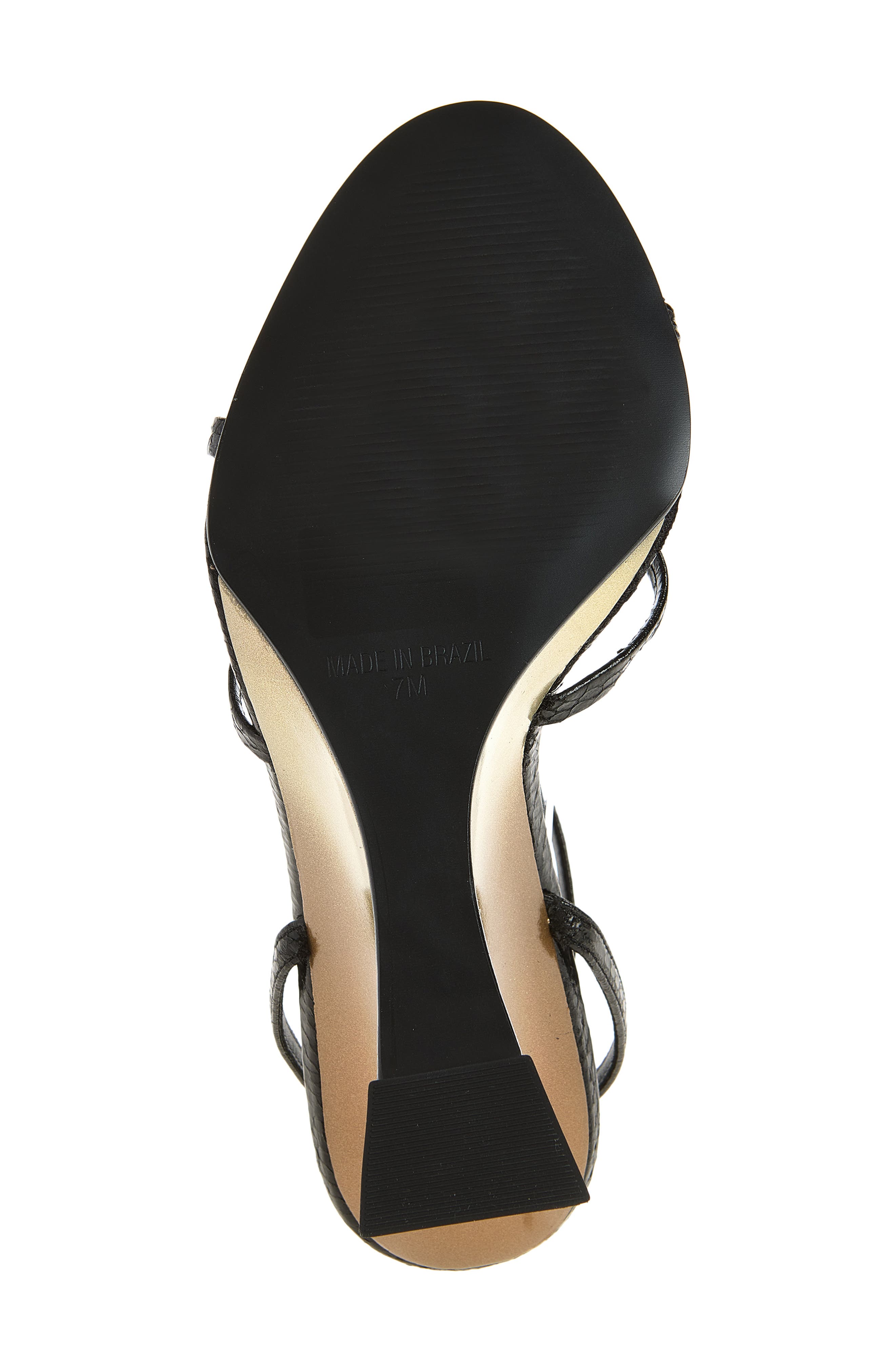 Steve Madden Layers Ankle Strap Wedge Sandal, Alternate, color, Black
