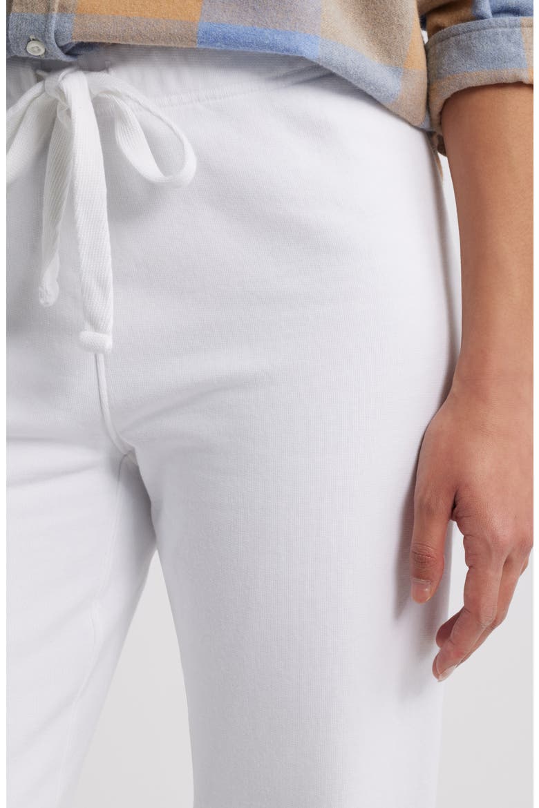 Catherine Cotton Sweatpants, Alternate, color, WHITE