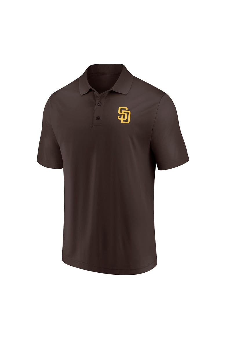 Men's Fanatics Branded Brown/White San Diego Padres Polo Combo Set, Alternate, color, Brown