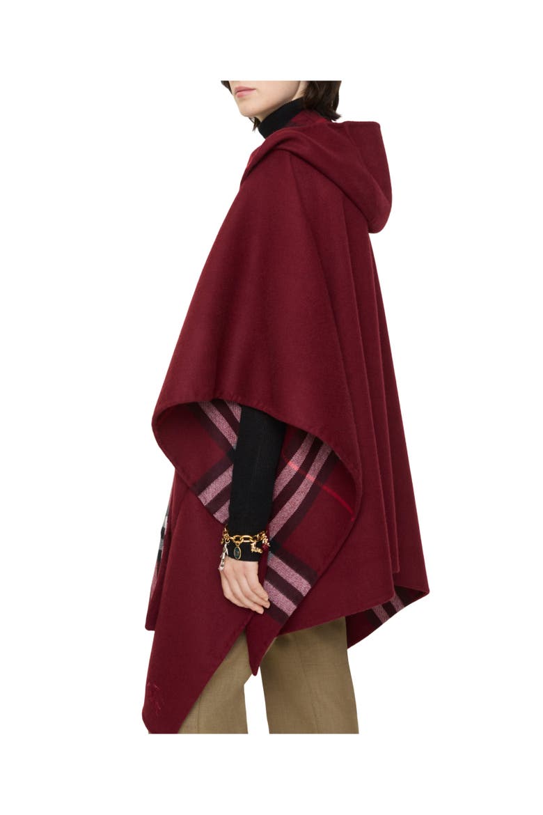 ST SLD CHK CSE CTH CAPE, Alternate, color, OXBLOOD RED