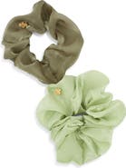 L. Erickson Livvy 2-Pack Scrunchies