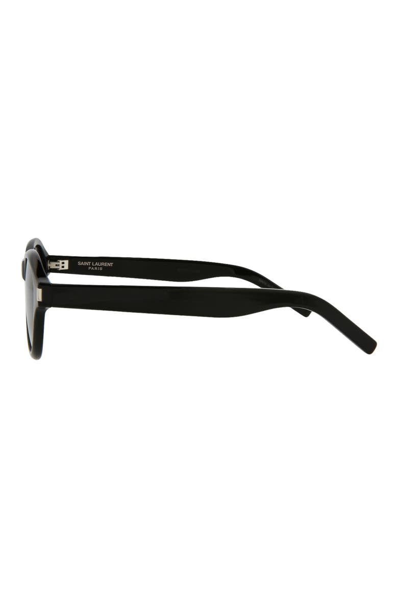 51mm Gradient Oval Sunglasses, Alternate, color, BLACK BLACK GREY