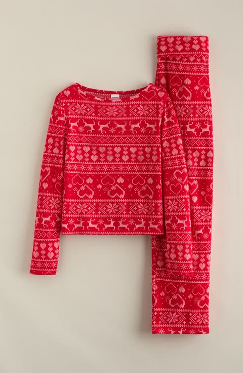 Kids' Brushed Jersey Pajamas