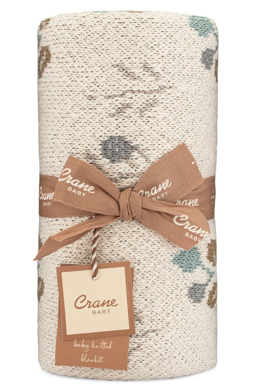 Crane Baby Avery Organic Cotton Muslin Swaddle Blanket In White