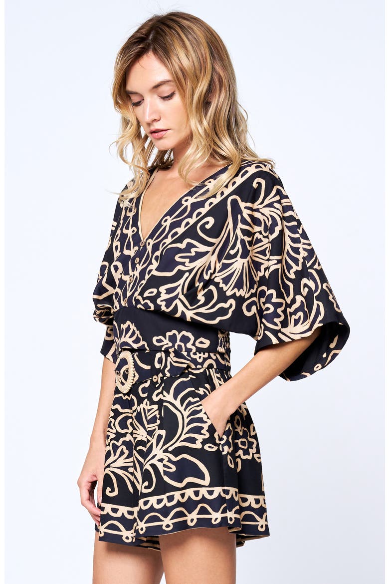 Silva V-Neck Top, Alternate, color, BLACK