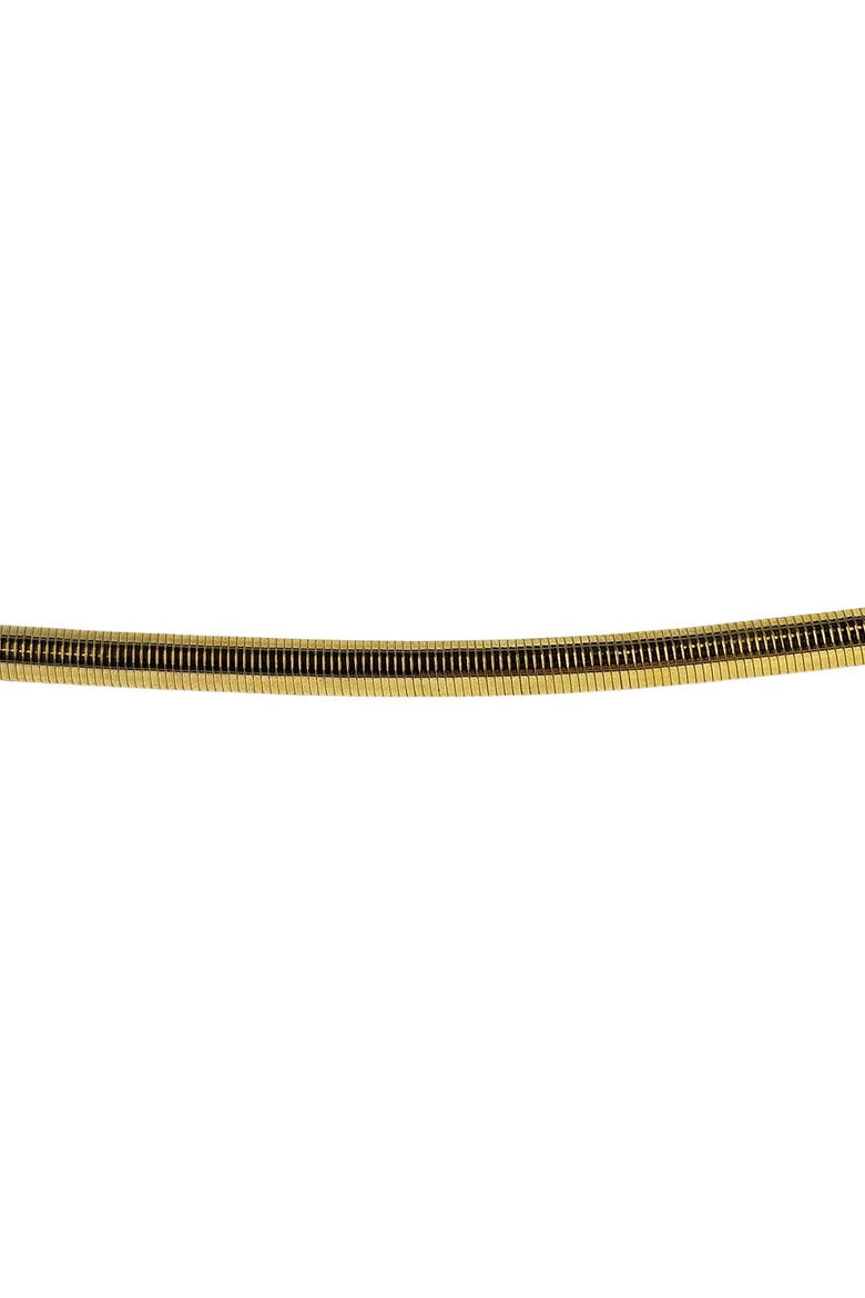 Vintage 1970s-80s Gold-Tone Stretch Snake Belt, Alternate, color, Gold
