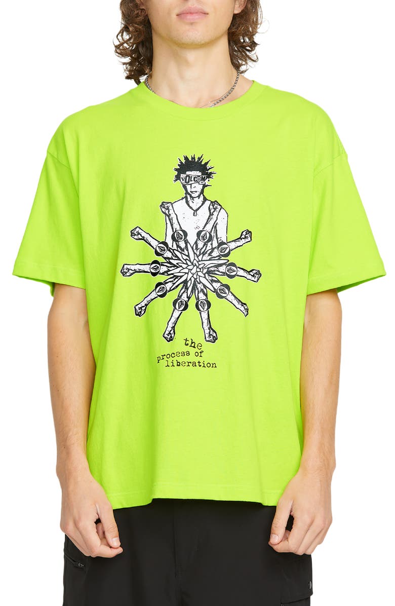 Volcom TT Sense Process Graphic T-Shirt, Main, color, 